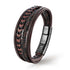 Lederarmband herren braun uniqal
